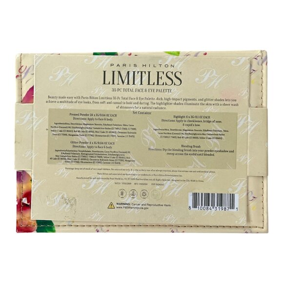 Paris Hilton LIMITLESS 35-Piece Face & Eye Makeup Palette – Talc-Free – NEW – RE - Picture 3 of 3